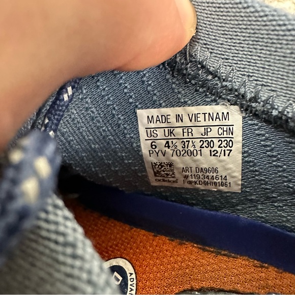 Adidas Womens Arkyn DA9606 Blue Lace Up Low Top Running Shoes Size 6 - Picture 8 of 10